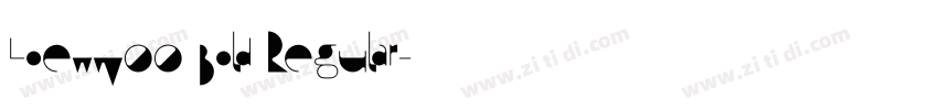 LoewW00 Bold Regular字体转换 LoewW00 Bold Regular字体转换